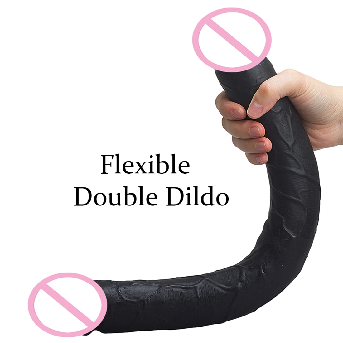 Double Ended Phallus Double Head Dildo Long Realistic Penis Flexible Big Anal Plug Female Masturbator Sex Toys for Lesbian Gay18