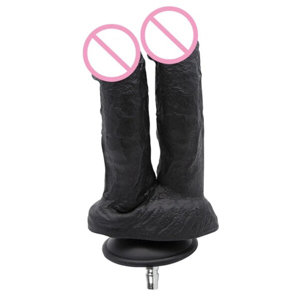 Double-end Dildo Attachments for Quick Air Connector Sex Machine for Women Ana Men Masturbation Machine Sex Toys
