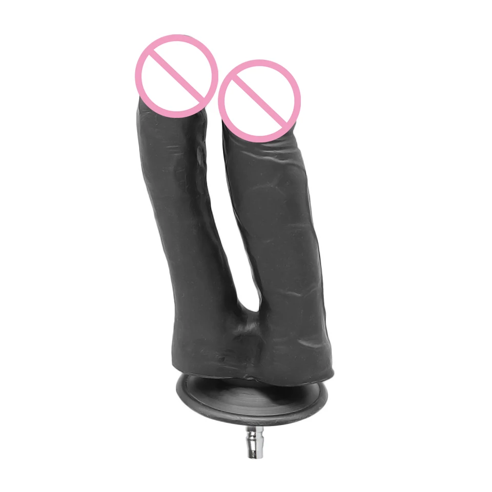 ROUGH BEAST Double-end Dildo Attachments for Quick Air Connector Sex Machine for Women Ana Men Masturbation Machine Sex Toys