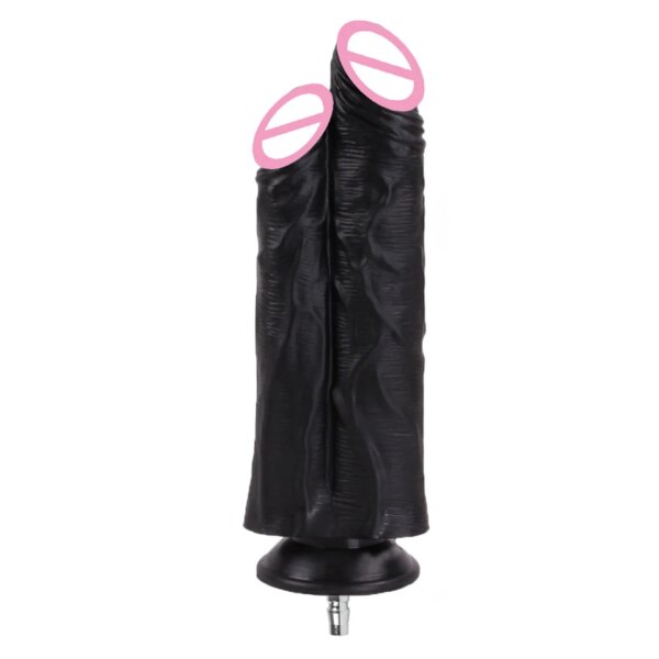 Double-end Dildo Attachments for Quick Air Connector Sex Machine for Women Ana Men Masturbation Machine Sex Toys