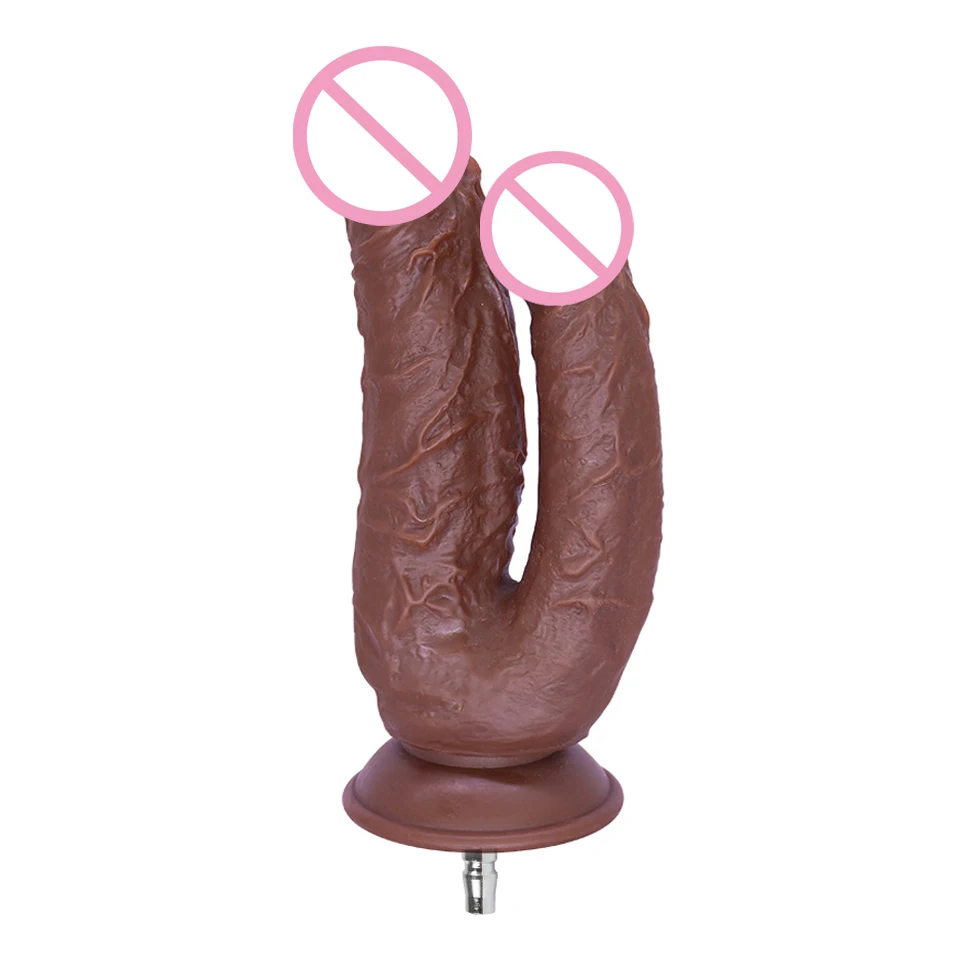 ROUGH BEAST Double-end Dildo Attachments for Quick Air Connector Sex Machine for Women Ana Men Masturbation Machine Sex Toys