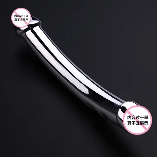 Metal Double-Ended Anal Plug Realistic Female Dildos Stainless Steels Anal Prostate Massager Adult Products For Men And Women