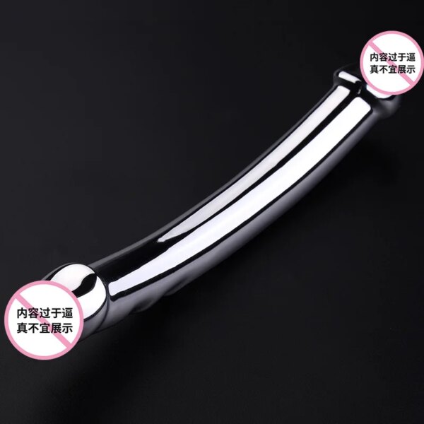 Metal Double-Ended Anal Plug Realistic Female Dildos Stainless Steels Anal Prostate Massager Adult Products For Men And Women