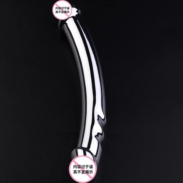Metal Double-Ended Anal Plug Realistic Female Dildos Stainless Steels Anal Prostate Massager Adult Products For Men And Women