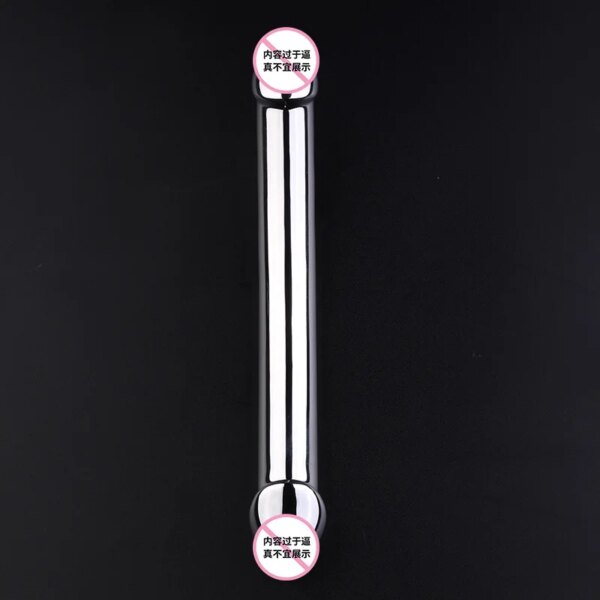 Metal Double-Ended Anal Plug Realistic Female Dildos Stainless Steels Anal Prostate Massager Adult Products For Men And Women