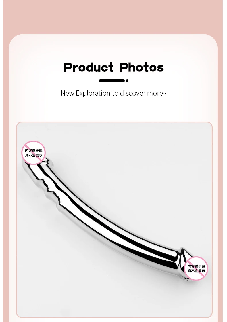 Metal Double-Ended Anal Plug Realistic Female Dildos Stainless Steels Anal Prostate Massager Adult Products For Men And Women Metal Double-Ended Anal Plug Realistic Female Dildos Stainless Steels Anal Prostate Massager Adult Products For Men And Women
