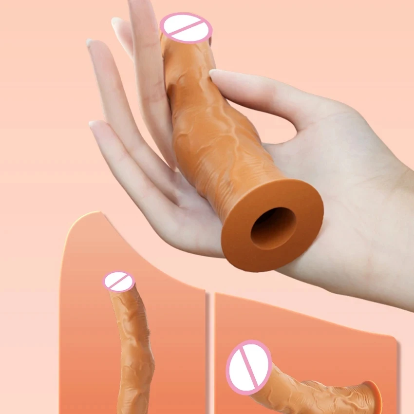 Double Penis Dual Ended Strapon Ultra Elastic Harness Belt Strap On Dildo Adult Sex Toys for Woman Couples Anal Dildos Vibrator