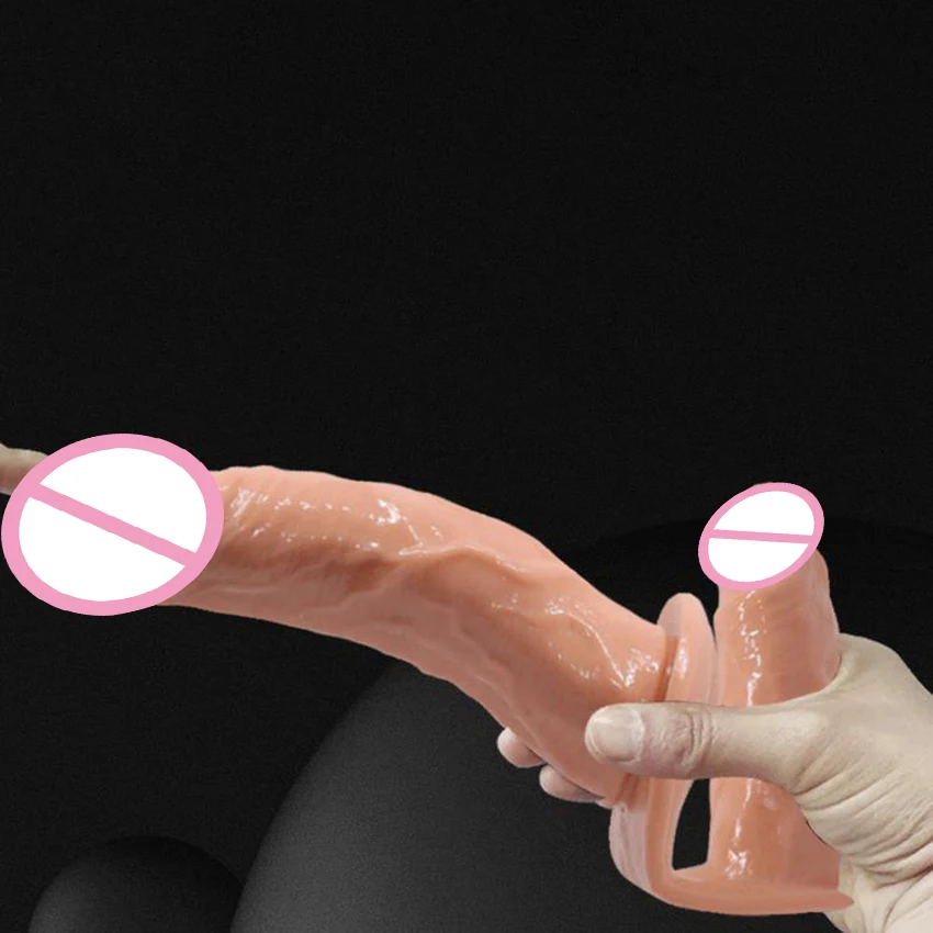 Double Penis Dual Ended Strapon Ultra Elastic Harness Belt Strap On Dildo Adult Sex Toys for Woman Couples Anal Dildos Vibrator