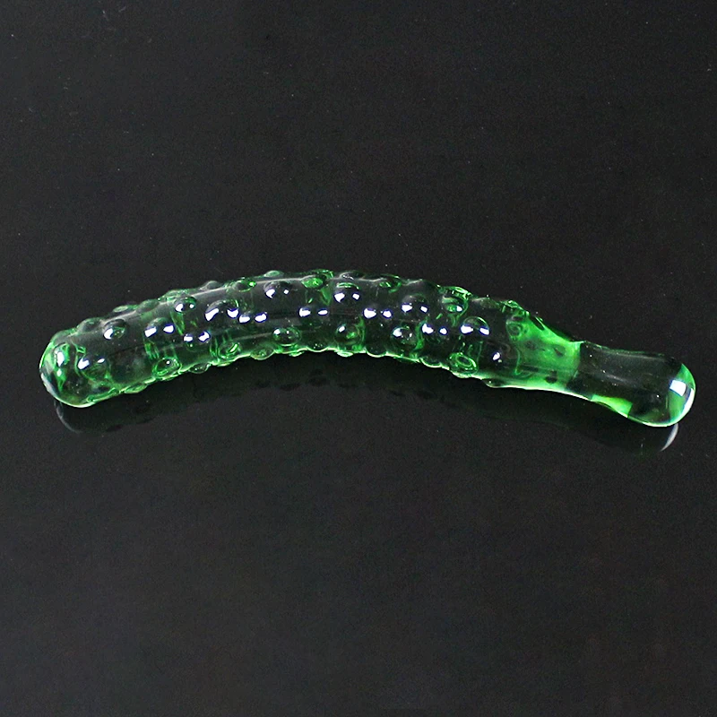 Big Pyrex Glass Dildo Glass Artificial Penis Dick Double Ended Huge Long Crystal Dildo Penis Anal Beads Butt Plug Sex Products