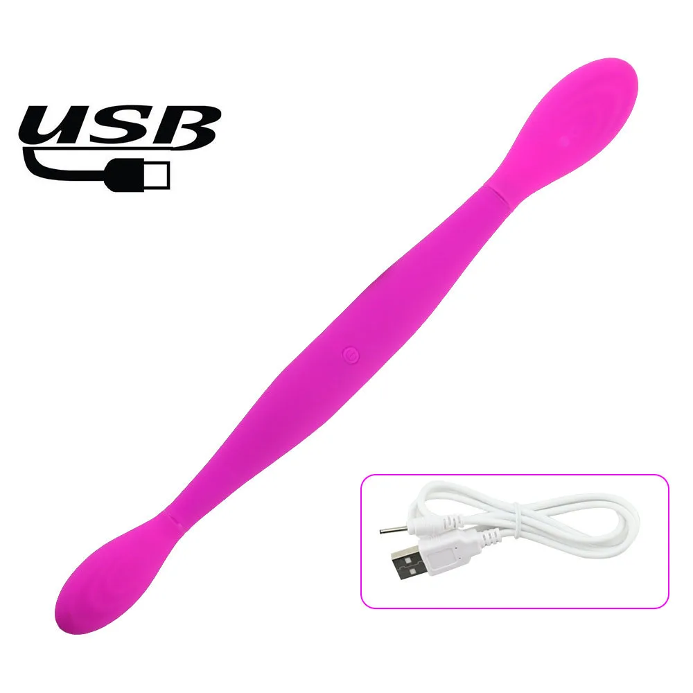 EXVOID Dildo Vibrator for Women Men Lesbian Toys Double Ended Penis Prostate G-spot Massager Sex Toys for Couples Masturbator