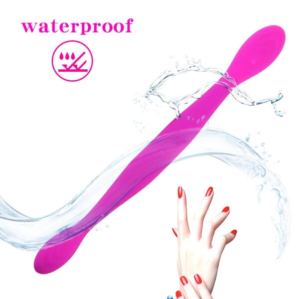 Dildo Vibrator for Women Men Lesbian Toys Double Ended Penis Prostate G-spot Massager Sex Toys for Couples Masturbator