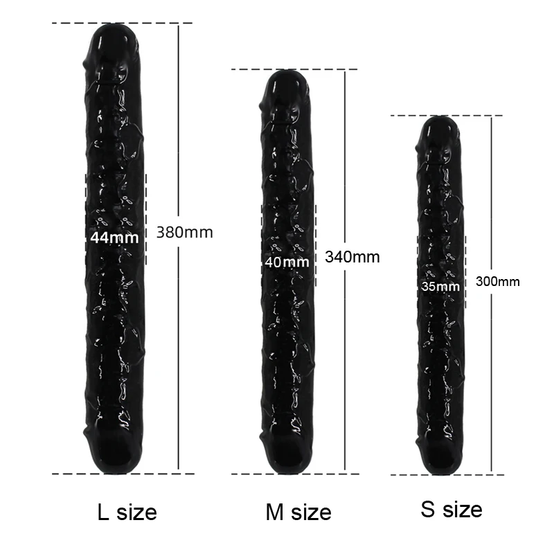 Lesbian Big Double Headed Dildos Stimulation of Vagina and Anus Realistic Penis Dual Ended Anal Dildo Adult Sex Toys for Women Lesbian Big Double Headed Dildos Stimulation of Vagina and Anus Realistic Penis Dual Ended Anal Dildo Adult Sex Toys for Women