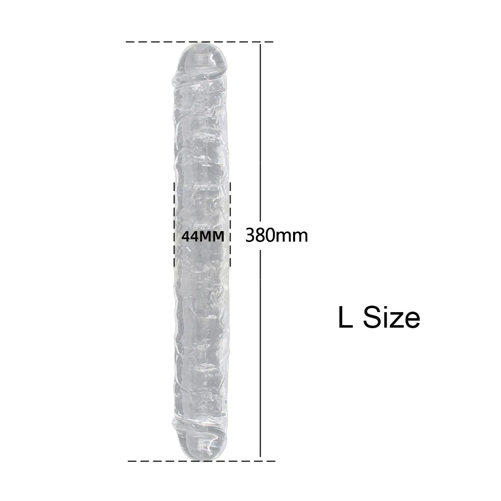Lesbian Big Double Headed Dildos Stimulation of Vagina and Anus Realistic Penis Dual Ended Anal Dildo Adult Sex Toys for Women Lesbian Big Double Headed Dildos Stimulation of Vagina and Anus Realistic Penis Dual Ended Anal Dildo Adult Sex Toys for Women
