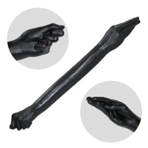 Super Big 65cm Long Black Arm Fisting Fist Dilso Huge Double Ended Dildos Vaginal Anal Plug Sex Toys For Woman Masturbation