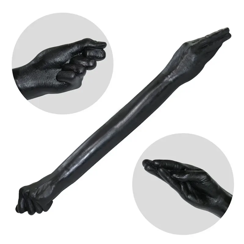 Super Big 65cm Long Black Arm Fisting Fist Dilso Huge Double Ended Dildos Vaginal Anal Plug Sex Toys For Woman Masturbation Super Big 65cm Long Black Arm Fisting Fist Dilso Huge Double Ended Dildos Vaginal Anal Plug Sex Toys For Woman Masturbation