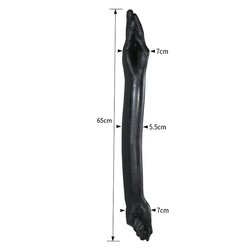Super Big 65cm Long Black Arm Fisting Fist Dilso Huge Double Ended Dildos Vaginal Anal Plug Sex Toys For Woman Masturbation Super Big 65cm Long Black Arm Fisting Fist Dilso Huge Double Ended Dildos Vaginal Anal Plug Sex Toys For Woman Masturbation