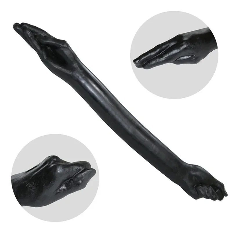 Super Big 65cm Long Black Arm Fisting Fist Dilso Huge Double Ended Dildos Vaginal Anal Plug Sex Toys For Woman Masturbation Super Big 65cm Long Black Arm Fisting Fist Dilso Huge Double Ended Dildos Vaginal Anal Plug Sex Toys For Woman Masturbation