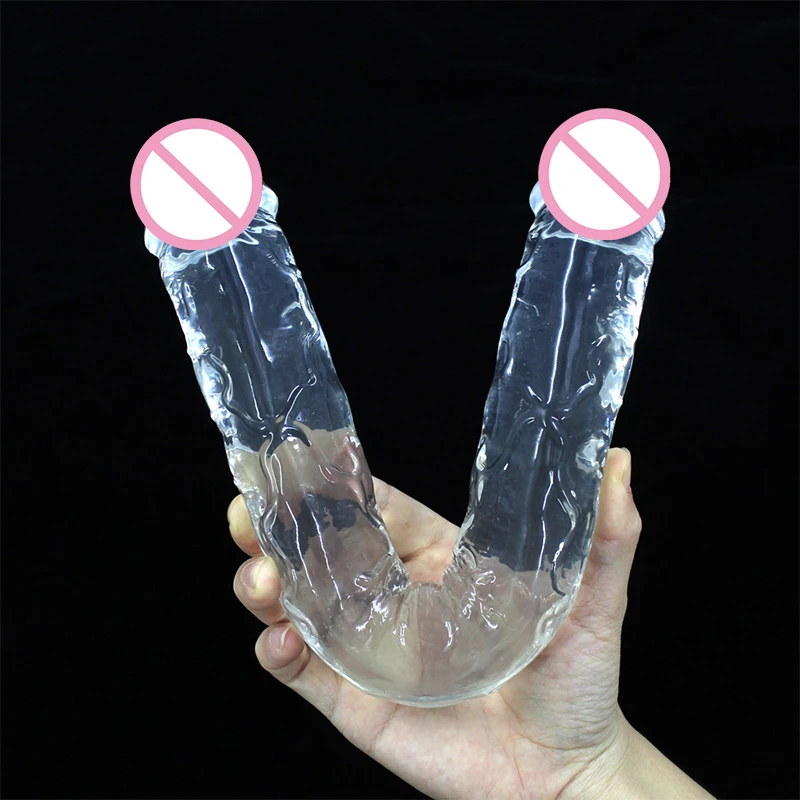 Double Head Dildo Big Dick for Women Oversized Thick Dummy Penis Can Be Used on Both Ends Lesbian Sex Toys Adult Game Products