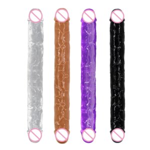 Double Head Dildo Big Dick for Women Oversized Thick Dummy Penis Can Be Used on Both Ends Lesbian Sex Toys Adult Game Products