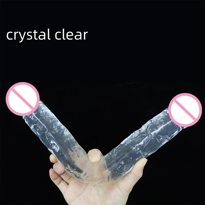 Double Head Dildo Big Dick for Women Oversized Thick Dummy Penis Can Be Used on Both Ends Lesbian Sex Toys Adult Game Products