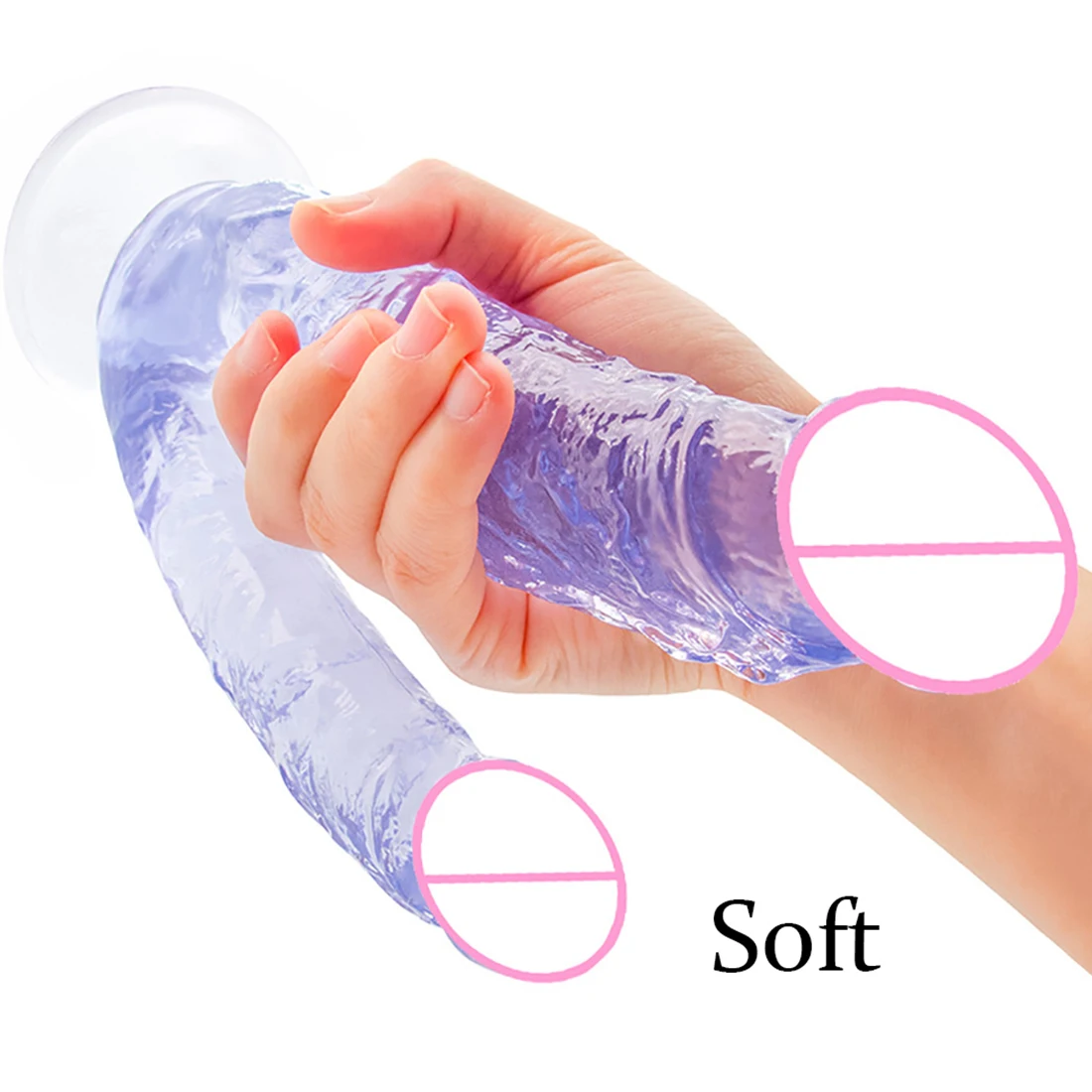 Double head Realistic Dildo Long Anal Plug for Women Men Couple Ended Flexible Big Penis Adult Sex Toy for Lesbian Sex Products