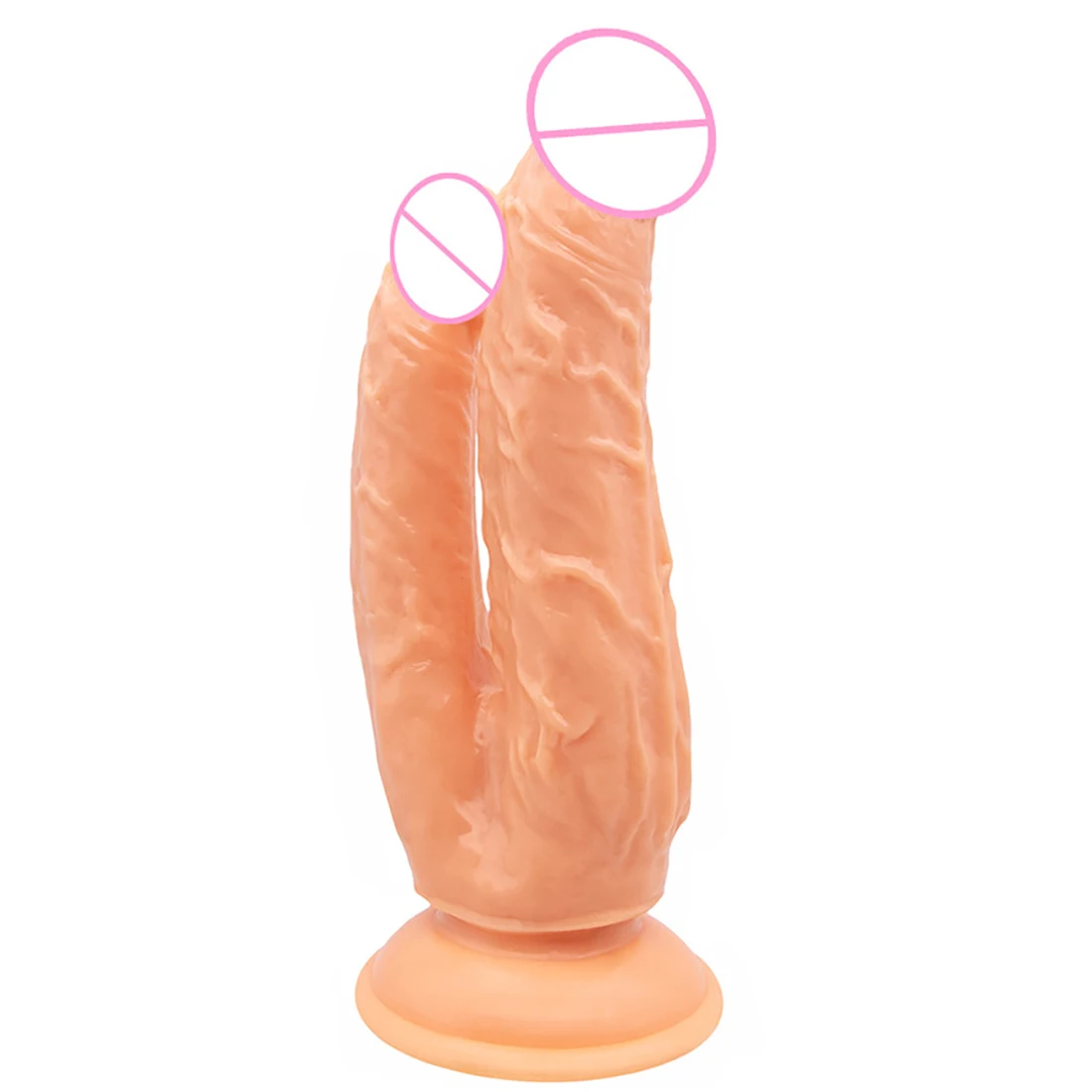 Double head Realistic Dildo Long Anal Plug for Women Men Couple Ended Flexible Big Penis Adult Sex Toy for Lesbian Sex Products