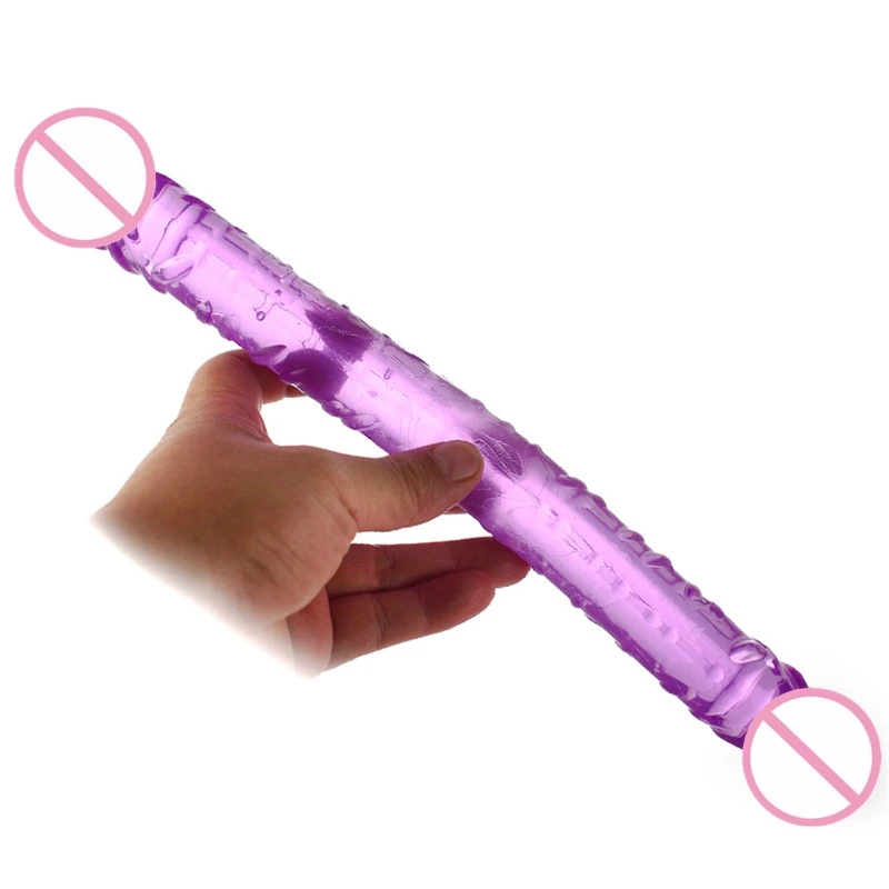 Double Head Realistic Dildo Long Anal Play Ended Dildo Flexible Big Penis Adult Sex Toys For Women Couples Lesbian Masturbators