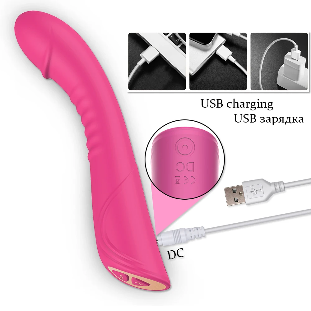 Large Size Real Dildo for Women Soft Silicone Powerful Vibrator  G-Spot Vagina Clitoris Stimulator Sex Toys for Adults