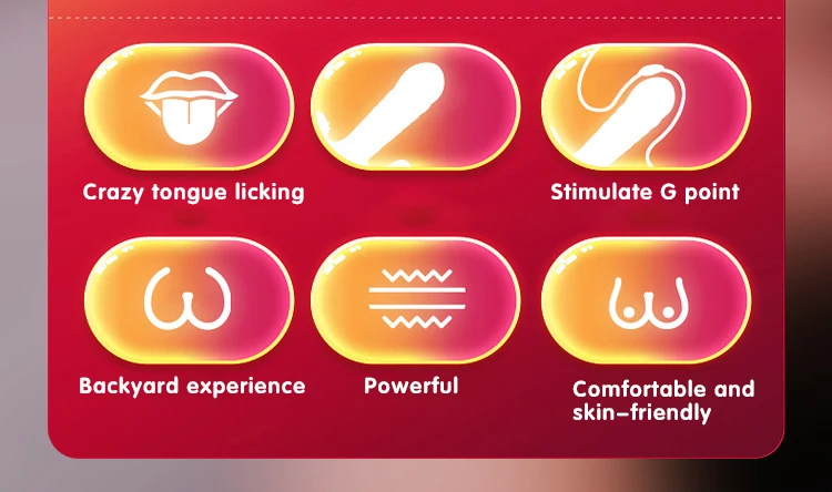 3 IN 1 Double Tongue Licking Nipple Vibrator Heating G Spot Clitoris Stimulator Vaginal Anal Orgasm Dildo Sex Toy For Women