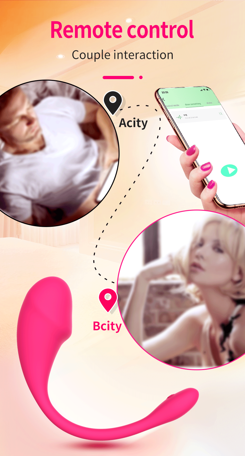 9 Speed APP Controlled Sex Toys Vaginal Vibrators G Spot Anal Vibrating Egg Massager Dildo Stimulator Adult for Women Couples 18