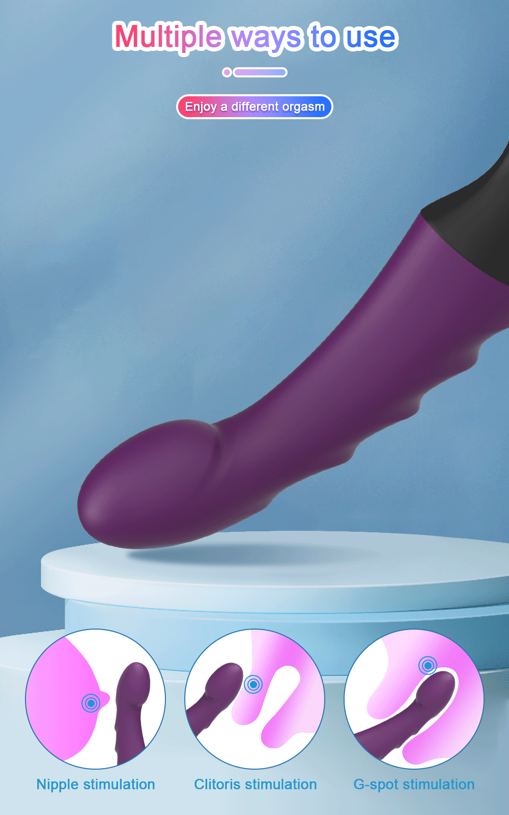 Powerful G-spot Vibrator Dildo for Women Vagina Massager Clitoris Stimulator Female Masturbation Adult Sex Toys Powerful G-spot Vibrator Dildo for Women Vagina Massager Clitoris Stimulator Female Masturbation Adult Sex Toys