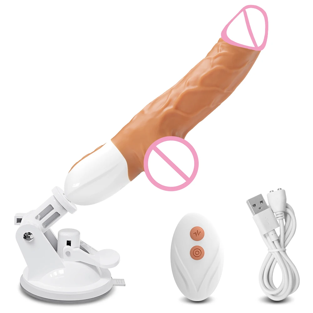 Sex Machine Telescopic Dildo Vibrator Automatic Thrust Massager Female G-spot Vaginal Stimulation Masturbation Tools for Women Sex Machine Telescopic Dildo Vibrator Automatic Thrust Massager Female G-spot Vaginal Stimulation Masturbation Tools for Women