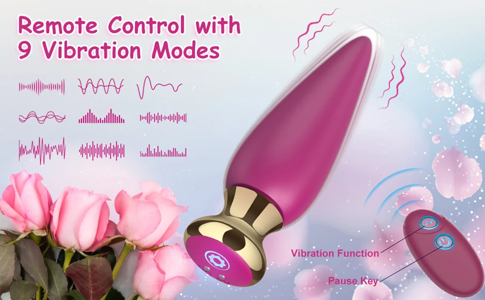 Bluetooth Anal Vibrator Wireless APP Remote Anal Plug Sex Toy For Men Women G-spot Dildo Vibrator Butt Plugs Prostate Massager