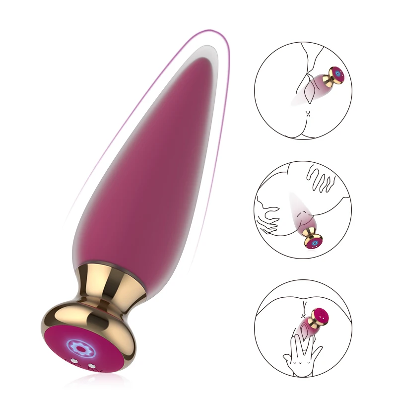 Bluetooth Anal Vibrator Wireless APP Remote Anal Plug Sex Toy For Men Women G-spot Dildo Vibrator Butt Plugs Prostate Massager