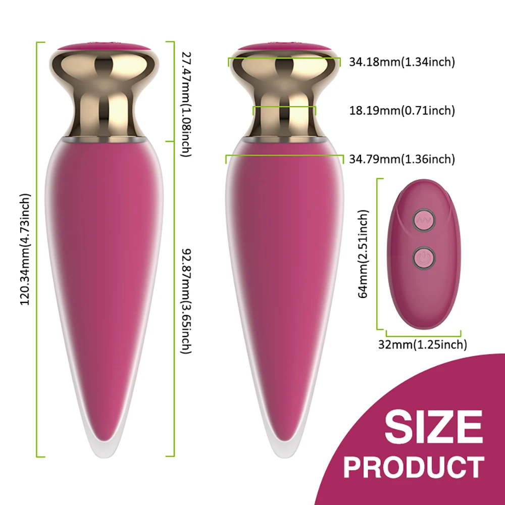 Bluetooth Anal Vibrator Wireless APP Remote Anal Plug Sex Toy For Men Women G-spot Dildo Vibrator Butt Plugs Prostate Massager