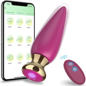 Bluetooth Anal Vibrator Wireless APP Remote Anal Plug Sex Toy For Men Women G-spot Dildo Vibrator Butt Plugs Prostate Massager