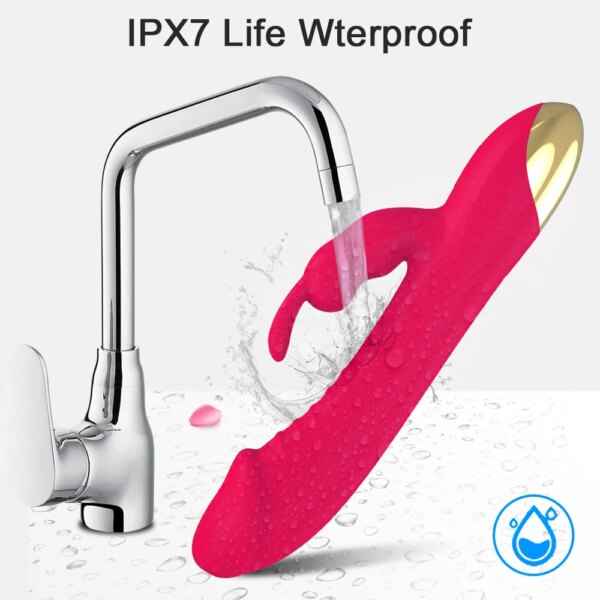Dildo Vibrators for Women with Clit Stimulator 2 in 1 Clitoris Vaginal Anal Massager Machine Sex Toys for Couple Adults Good 18+