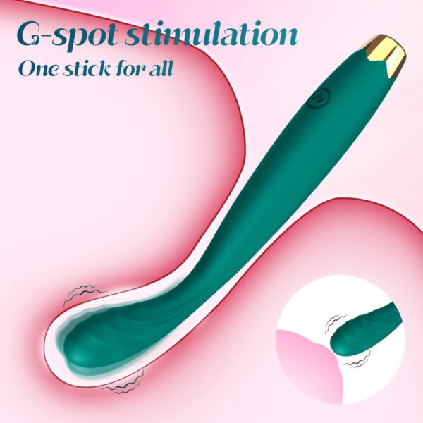 Beginner G-Spot Vibrator for Women 8 Seconds to Orgasm Finger Nipple Clitoris Stimulator Dildo Vagina Massager Sex Toy for Adult