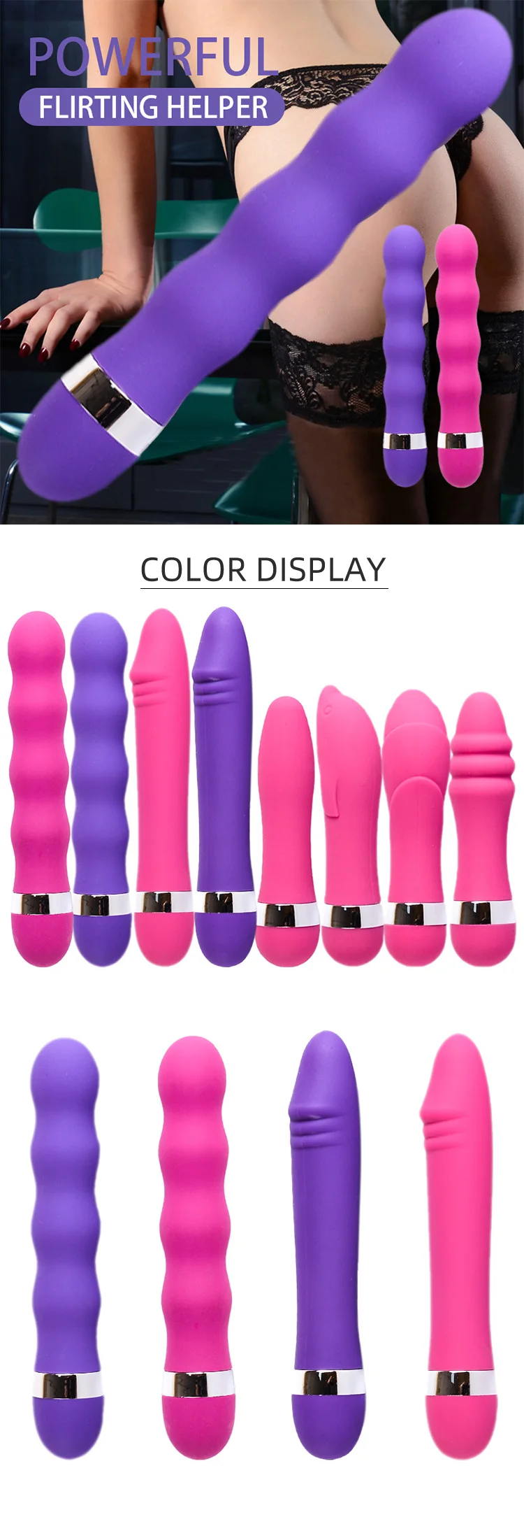 Multi-speed G Spot Vagina Vibrator Clitoris Butt Plug Anal Erotic Goods Products Sex Toys for Woman Men Adults Female Dildo Shop