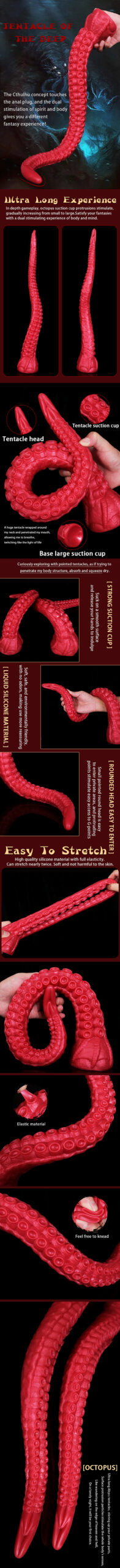 Cthulhu Tentacle Dildo Color Silicone Sex Toys Realistic Octopus Fake Penis Adult Fantasy Anal Plug Holder Masturbation Massage Cthulhu Tentacle Dildo Color Silicone Sex Toys Realistic Octopus Fake Penis Adult Fantasy Anal Plug Holder Masturbation Massage