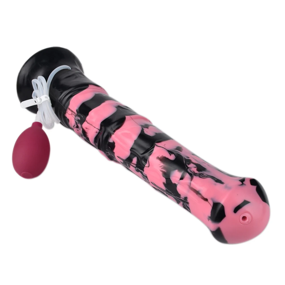 FAAK Long Ejaculation Dildo Large Fantasy Horse Squirting Penis With Suction Cup Size S M L Silicone Anal Plug Sex Toys Shop