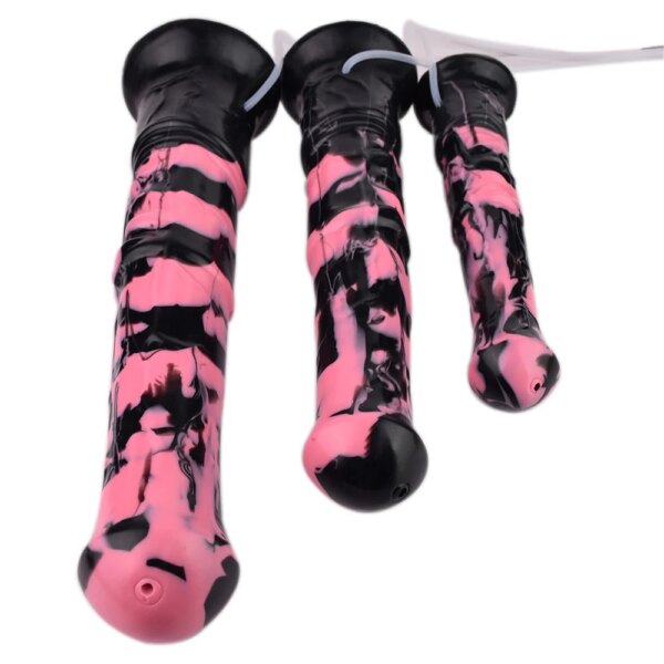 Long Ejaculation Dildo Large Fantasy Horse Squirting Penis With Suction Cup Size S M L  Silicone Anal Plug Sex Toys Shop