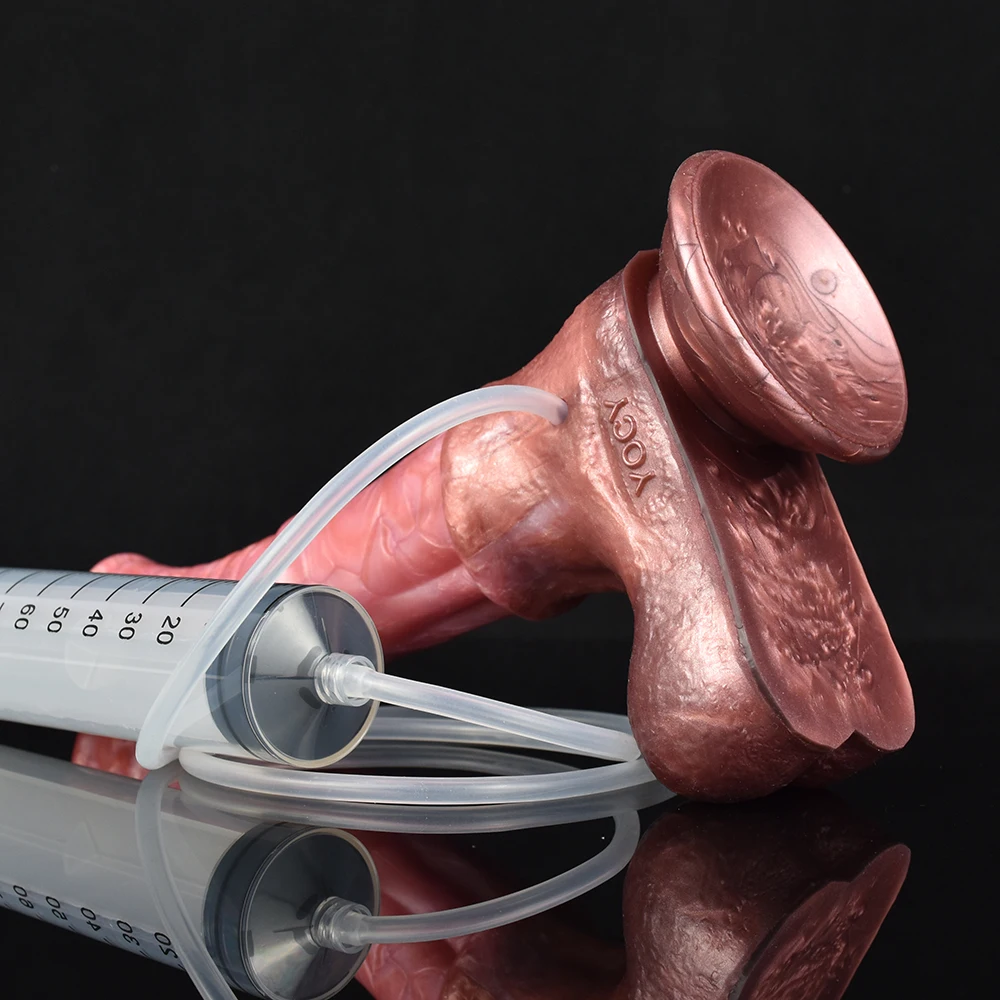 FAAK Silicone Fantasy Ejaculation Dildo Size M L 35cm Long squirting Horse penis With Sucker Spray Liquid Function Sex Toys FAAK Silicone Fantasy Ejaculation Dildo Size M L 35cm Long squirting Horse penis With Sucker Spray Liquid Function Sex Toys