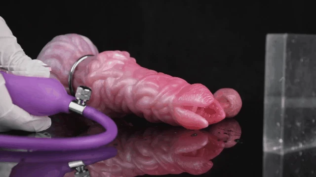 FAAK Fantasy Pneumatic Luminous Ovipositor Anal Sex Toys Dragon Dog Knot Dildos Silicone Butt Plug Adult Game Masturbators