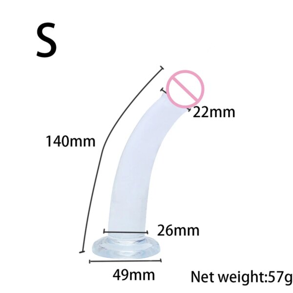 Dildo Suction Cup Anal Plug Silicon Artificial Penis Sex Toys For Women Butt Plug Adult Female Fantasy Dildo For Gay
