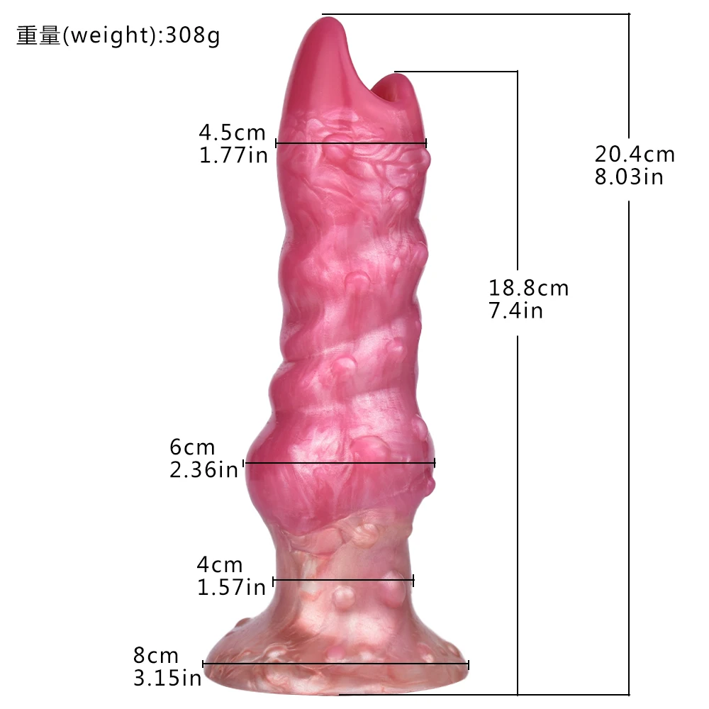 FAAK Fantasy Pneumatic Ovipositor Anal Beads Dragon Dog Knot Dildos Silicone Butt Plug Adult Game Masturbators For Women Men