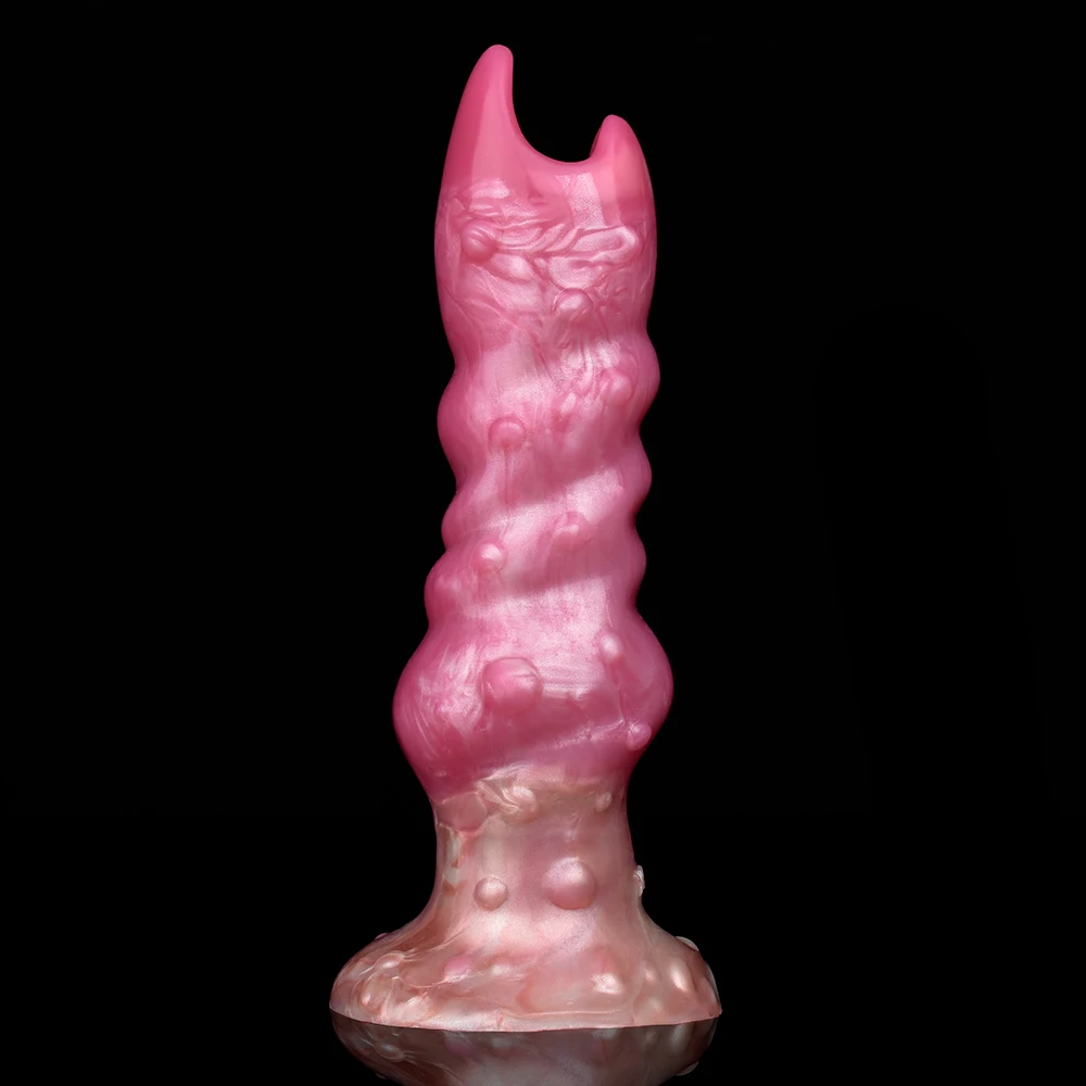 FAAK Fantasy Pneumatic Ovipositor Anal Beads Dragon Dog Knot Dildos Silicone Butt Plug Adult Game Masturbators For Women Men