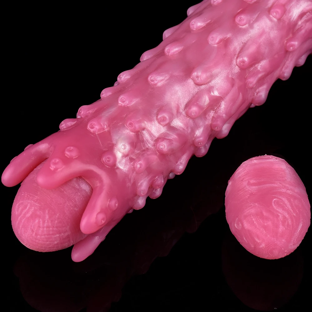 FAAK Fantasy Pneumatic Ovipositor Anal Beads Dragon Dog Knot Dildos Silicone Butt Plug Adult Game Masturbators For Women Men