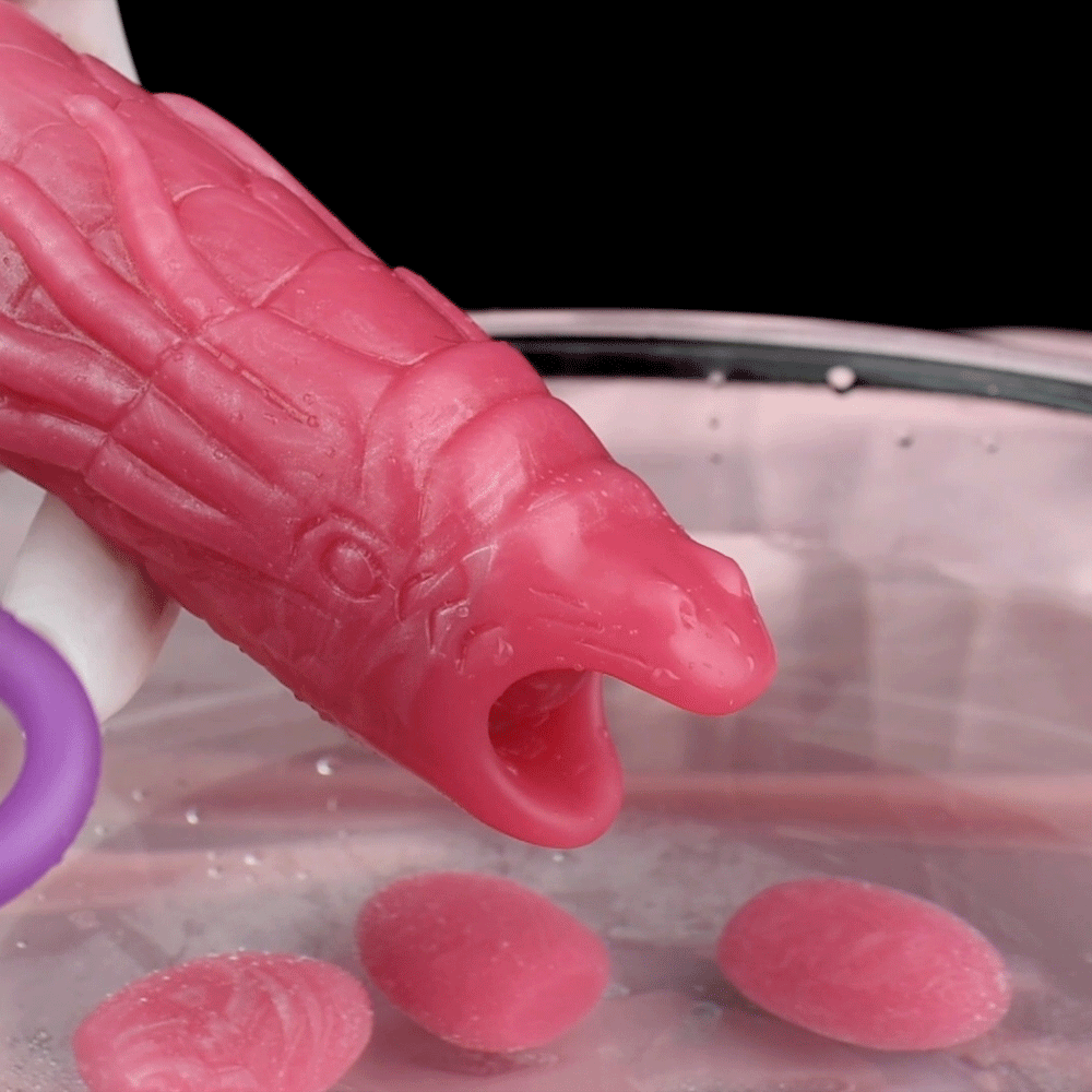 FAAK Fantasy Pneumatic Ovipositor Anal Beads Dragon Dog Knot Dildos Silicone Butt Plug Adult Game Masturbators For Women Men