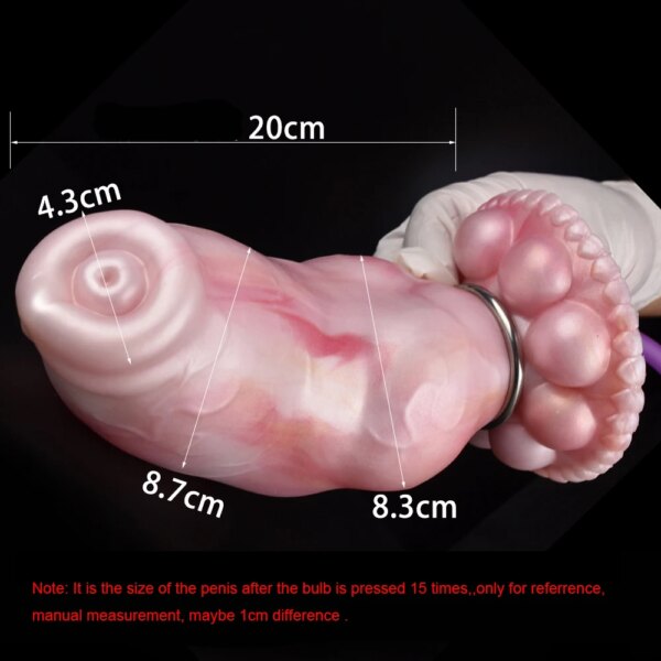 Silicone Inflatable Anal Plug Dilator Sex Toys For Man/Woman Anal Expansion Fantasy Knot Dildo Enlargement Male Masturbator